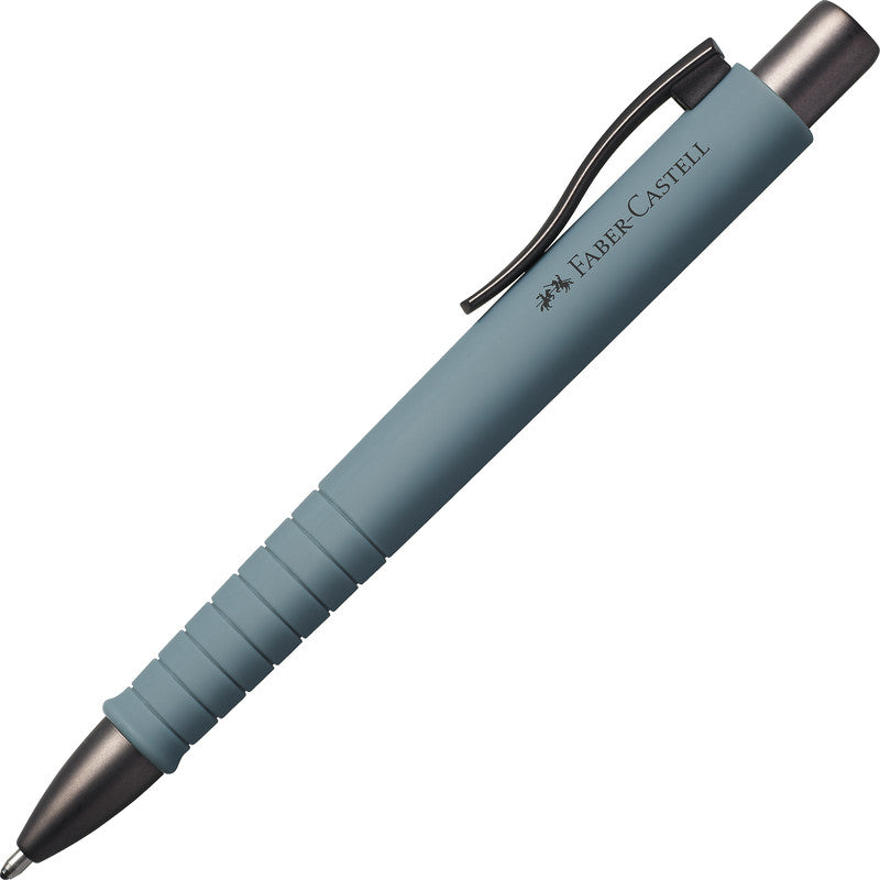 Faber-Castell Kugelschreiber – sortiert (stein grau, blau und schwarz), Kunststoff