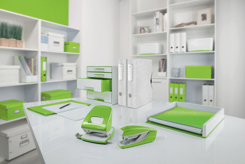 Leitz NeXXt 5502 WOW – Hefter, Einlegetiefe 38 mm, Grün