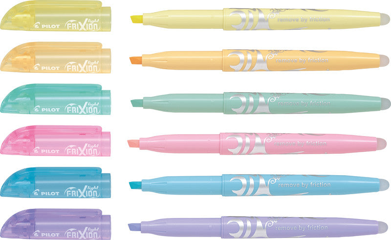 Pilot FriXion Light Textmarker Pastellblau – Keilspitze, 3,3 mm, radierbar