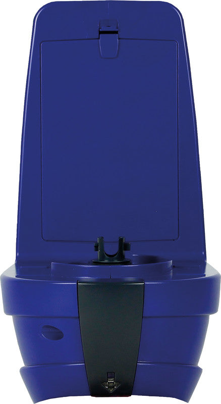 Dreumex One2Clean – Seifenspender, Kunststoff, Blau, B 155 × H 287 × T 180 mm