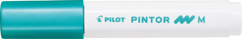 Pilot Pigment-Marker Pintor – Rundspitze 1,5-2,2 mm – Grün Metallic – Deckend