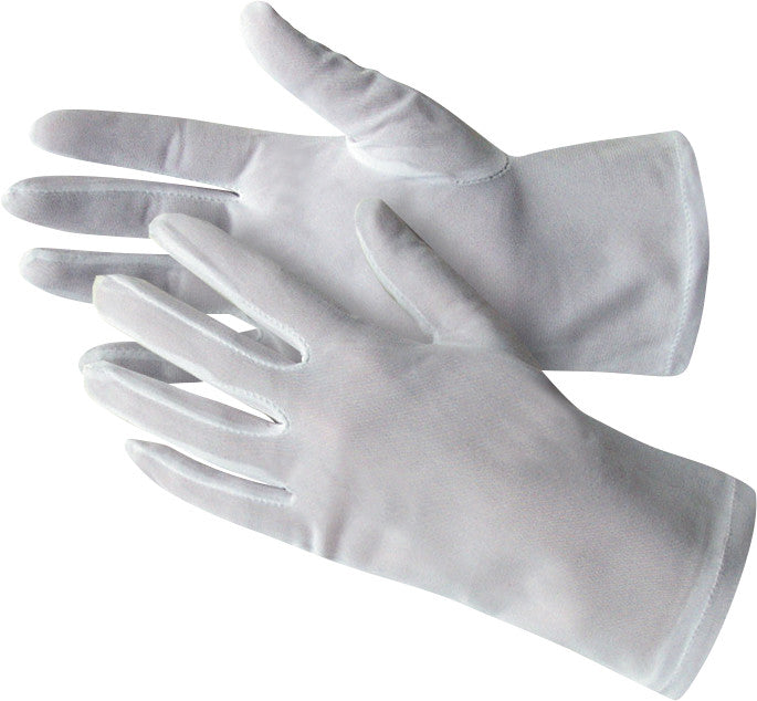 Arbeitshandschuhe – Grösse 9, 12 Paar – EN 420, Nylon, Weiss, lebensmittelecht