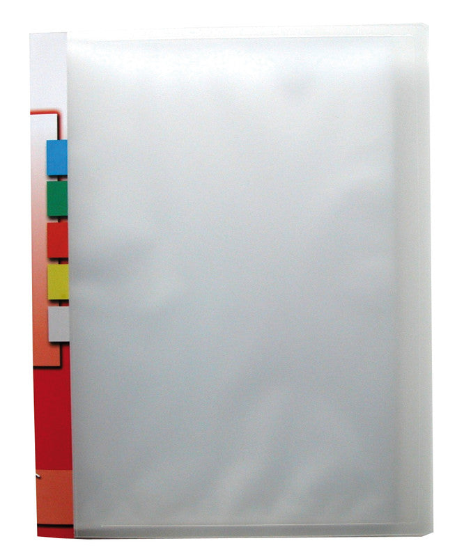 Kolma Sichtbuch Easy – 10 Sichttaschen, A4, glatt, glänzend, transparent, Kunststoff