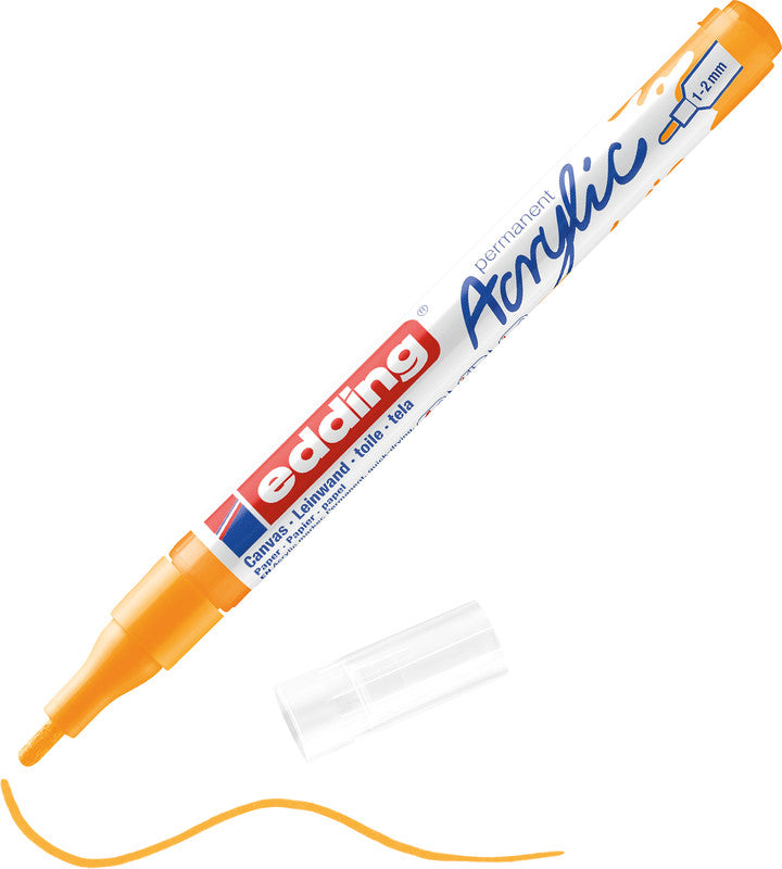 Edding Acrylmarker für Permanentmarker – Sonnengelb