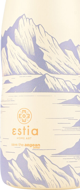 Estia Trinkflasche – 5 dl – Edelstahl, isoliert, Schraubverschluss, auslaufsicher, BPA-frei – Alpine Essence