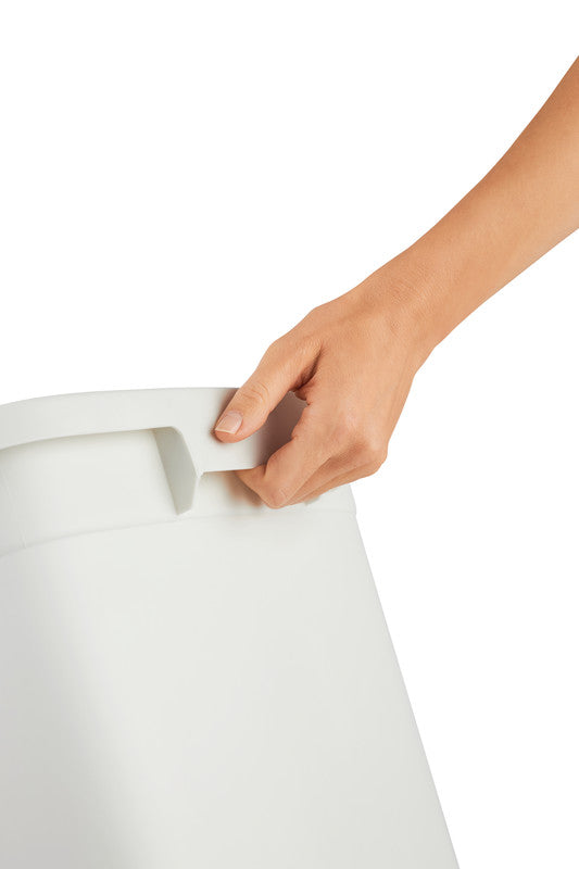 Rothopro Abfallcontainer – 60 l – ohne Deckel – Kunststoff, Polarweiss – B × H × T 390 × 650 × 390 mm