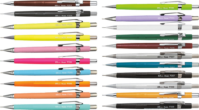 Pentel Sharp P200 Druckbleistift – 0,5 mm, Neongrün