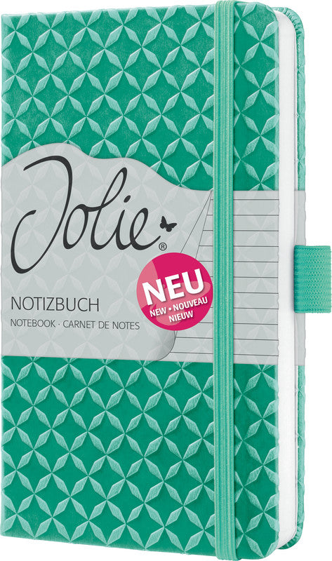 Sigel Notizbuch A6, liniert, Fadenheftung, Karton, 174 Seiten, perforiert, 80 g/m² – mintgrün