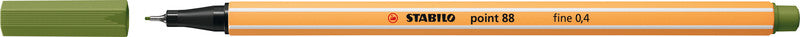 STABILO Point 88 Fineliner 0,4 mm – moosgrün
