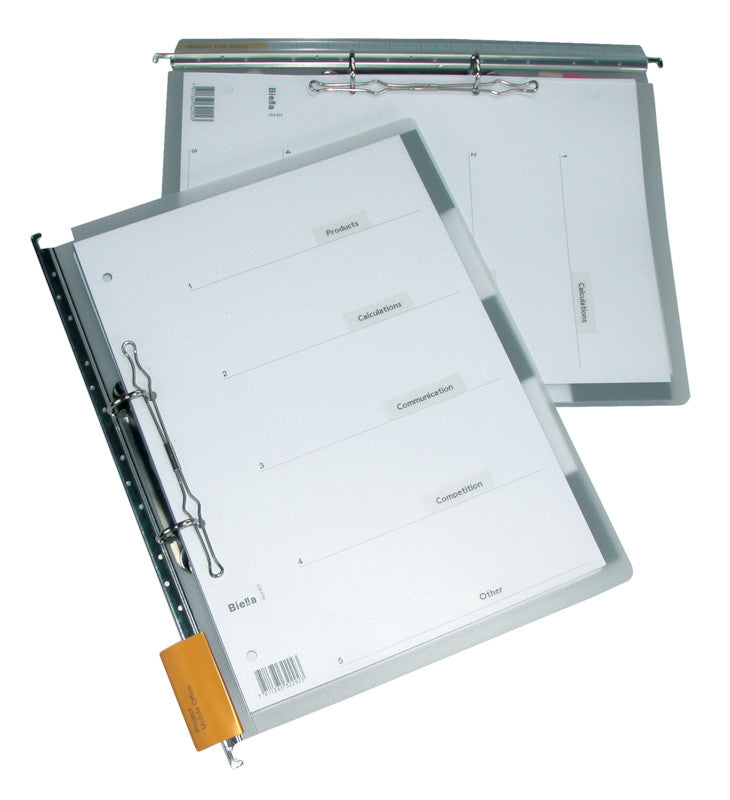 Biella Hängeordner für A4 – Kunststoff, transparent, 320 × 250 mm
