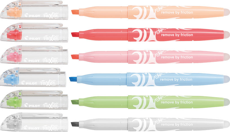Pilot FriXion Light Textmarker Hellblau – Keilspitze, 3,3 mm, radierbar