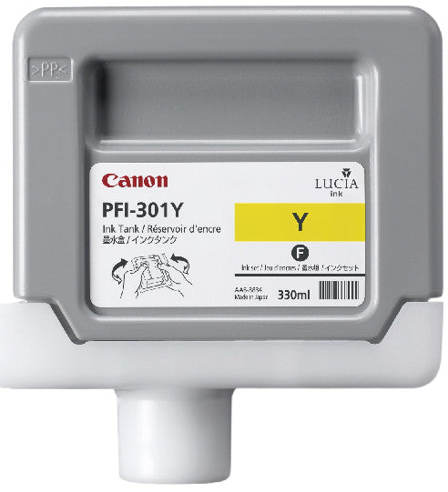 Canon Tintenpatrone PFI301Y, Gelb, 330 ml