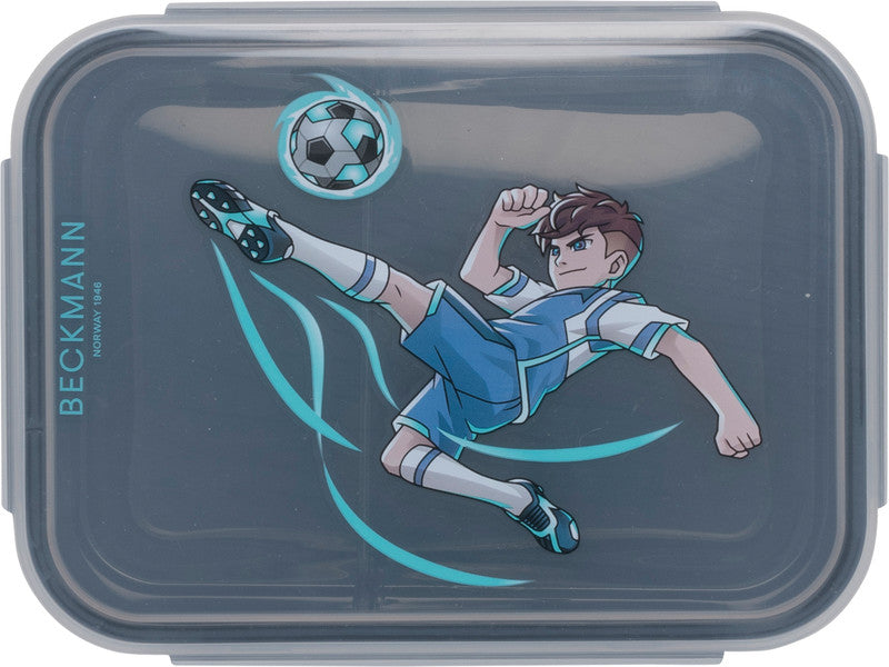 Beckmann Lunchbox Magic League – 1,7 l – mit Innenteiler – Kunststoff – mehrfarbig – 18,7 × 14 × 7 cm