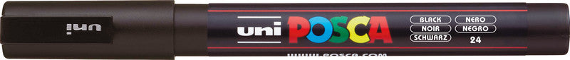 Uni-Ball Kreidemarker – Rund, 0,9–1,3 mm – Schwarz