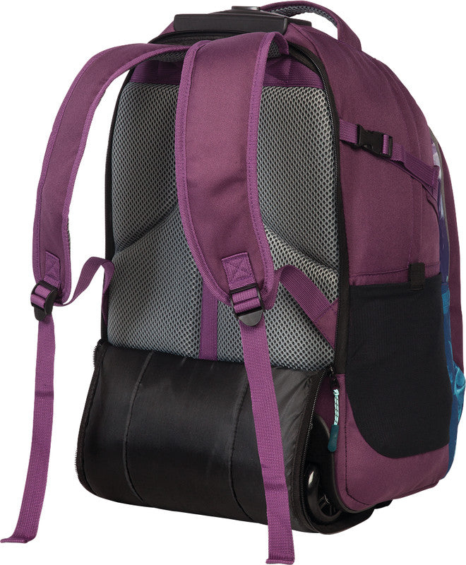 Bestway Notebook-Trolley Evolution Roller – 21 l, für Notebooks bis 15", graugrün/rosa, 31 × 51 × 21 cm