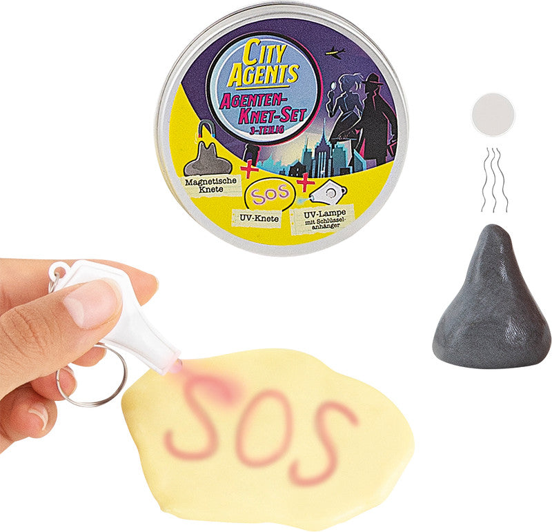 Trendhaus Knete-Set City Agents – Ø 70 × 25 mm