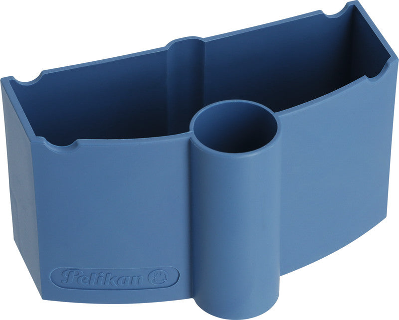 Pelikan Wasserbecher – Blau, 95% recycelter Kunststoff, ansteckbar, für Pelikan Deckfarbkasten K12 und K24