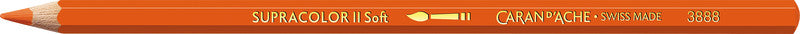 Caran d-Ache Caran d'Ache Aquarellfarbstift Supracolor Soft – rotorange, im Metalletui, Ø 3,8 mm, FSC