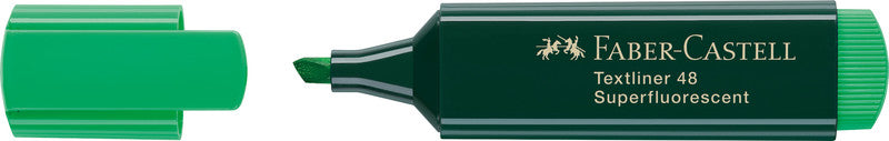 Faber-Castell Textmarker Grün – Keilspitze, 1–5 mm, nachfüllbar