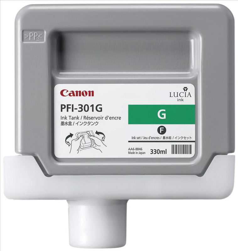 Canon Tintenpatrone PFI301G, grün, 330 ml