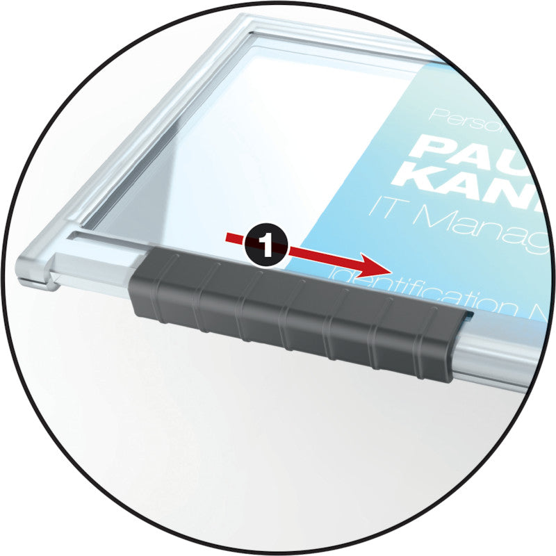 Durable Ausweishalter – 87 × 54 mm, Kunststoff, transparent – 10 Stück