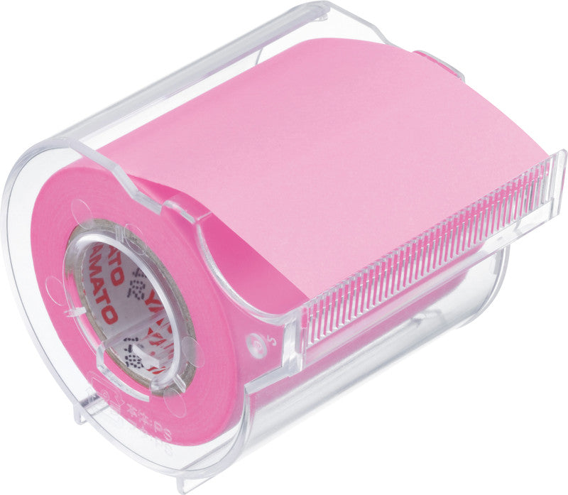 Yamato Haftnotizen – 50×10000 mm – rosa, auf Rolle, mit Spender, Papier