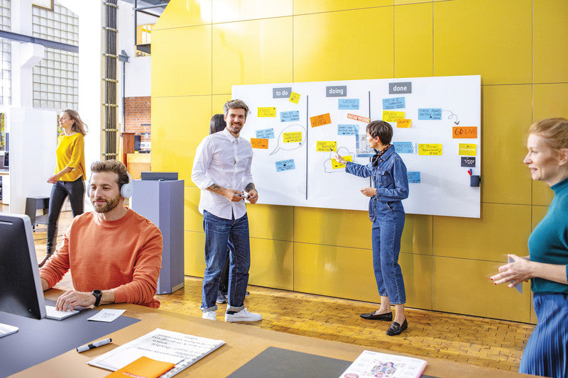 Sigel Whiteboard – 180 × 120 cm, Glas, magnetisch, Wandmontage