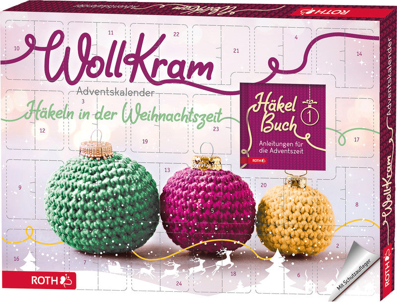 Roth Adventskalender, Karton, mehrfarbig, B 450 × H 340 × T 40 mm
