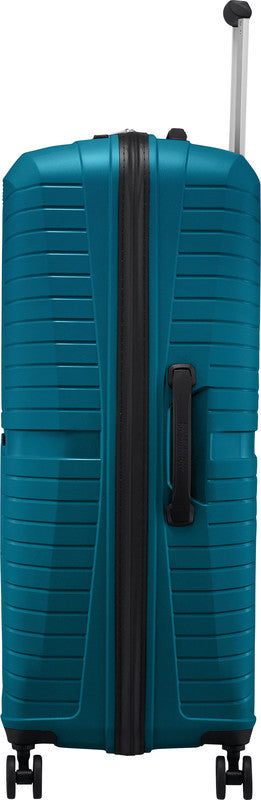 American Tourister Trolley Airconic – 101 l, Hartschale, 4 Doppelrollen, mit TSA, Petrol, 49 × 77 × 31 cm