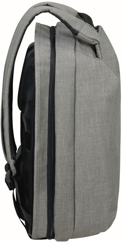Samsonite Securipak Travel – Notebook-Rucksack – für 15,6" Notebook, 25,5–30 l, Nylon, Grau, RFID-Schutz