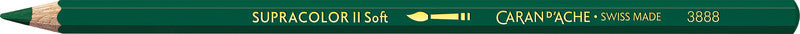 Caran d-Ache Caran d'Ache Aquarellfarbstift Supracolor Soft – Dunkelgrün, im Metalletui, Ø 3,8 mm, FSC