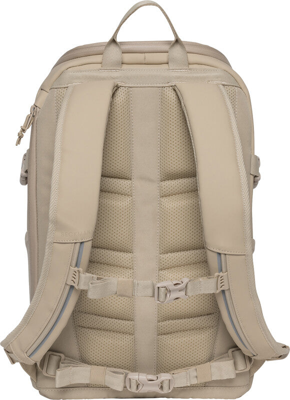 Beckmann Street Go – Notebook-Rucksack – für 16"-Notebook, 26 l, rPET (recyceltes PET), beige