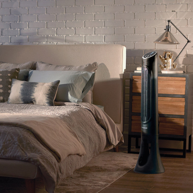 Honeywell Turmventilator QuietSet HYF290E4 – 8 Stufen, Oszillation, mit Fernbedienung, Timer