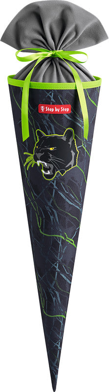 Step by Step Schultüte 70 cm × Ø 18 cm, 5 l – Motiv Danger Cat Chiko – Serie SPACE – rPET