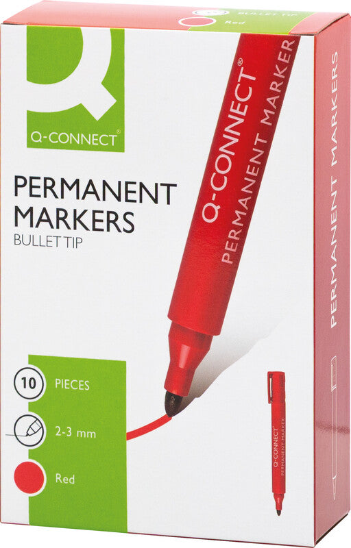 Q-Connect Permanent Marker – rot