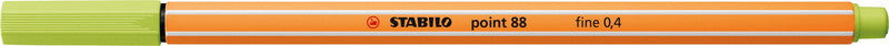STABILO point 88 Fineliner 0,4 mm – limettengrün