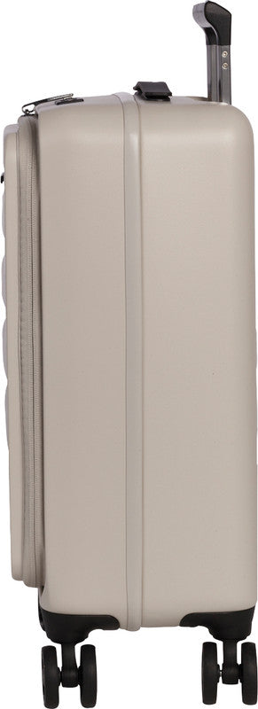 Worldpack Kofferset Seattle 3-teilig Handgepäck – Hartschale rPET, 4 Doppelrollen, beige