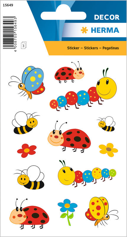 HERMA Etiketten Decor – 84 × 120 mm – mehrfarbig – 39 Stk.