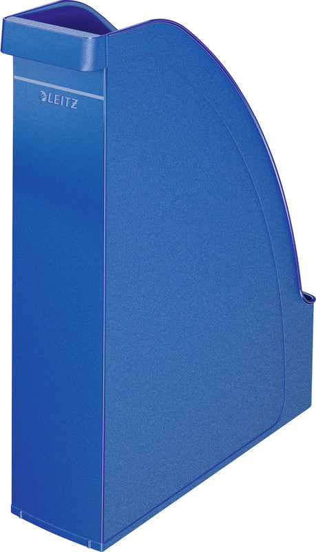 Leitz Stehsammler A4 – mit Griffausschnitt, 78 × 308 × 278 mm, blau, Kunststoff