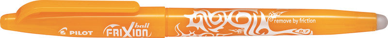 Pilot FriXion Ball Gelschreiber – Aprikose, 0,7 mm, radierbar, Kappe, nachfüllbar