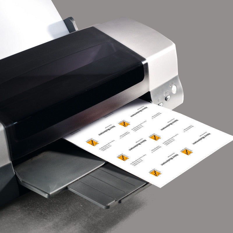 Sigel Visitenkarten, 85 × 55 mm – A4, 10 pro Blatt – 100 Karten – FSC-zertifiziert, beidseitig bedruckbar