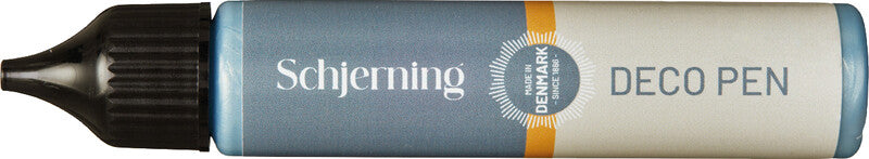 Schjerning Perlenstift – himmelblau perleffekt, 28 ml, für Papier, Textilien & Keramik