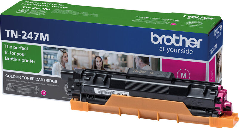 Brother Toner – magenta, 2300 Seiten – für Farb-Laserdrucker/Multifunktionsgeräte