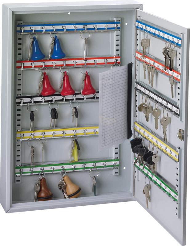 Rieffel Schlüsselkasten VT-SK 2100, 100 Haken, Zylinderschloss