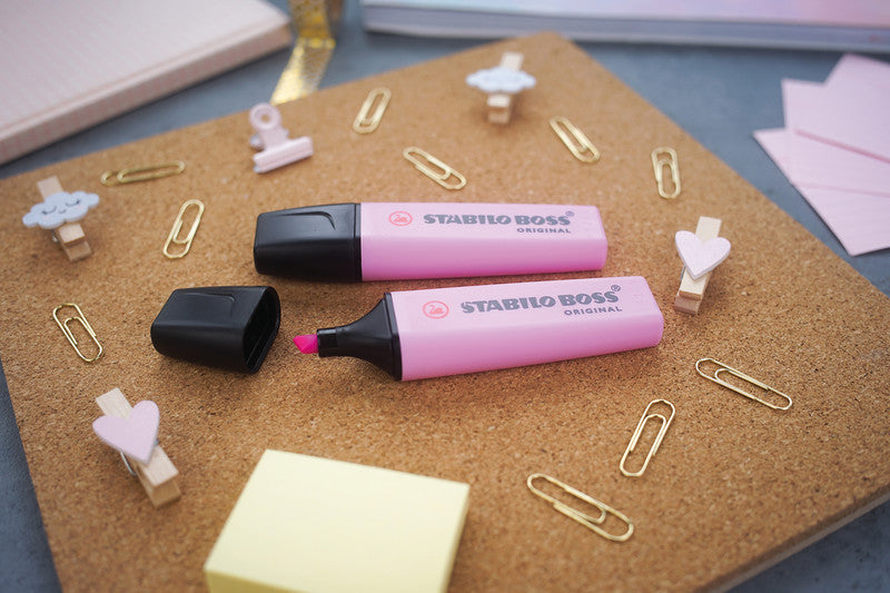 STABILO BOSS Original Textmarker Rosa – Keilspitze, 2–5 mm
