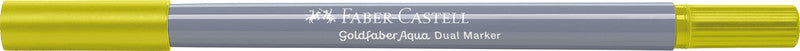 Faber-Castell Brush Pen Goldfaber Aqua – Pinselspitze, Finelinerspitze 0,6 mm – wasservermalbar