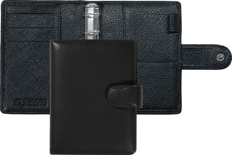 Succes Classic Cadiz Agenda – 5-Ring-Mechanik, 10,5 × 12,5 cm, schwarz