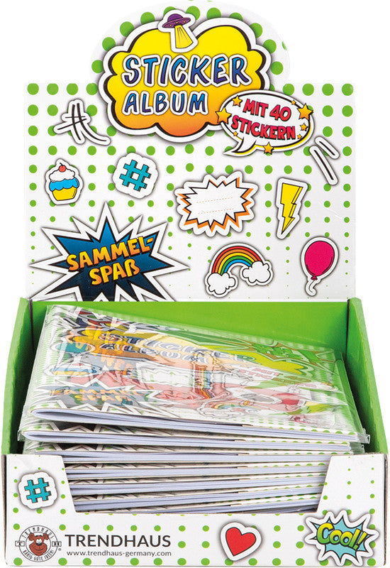 Trendhaus Fotoalbum – für 148 × 210 mm, mehrfarbig, Spezialpapier, Karton