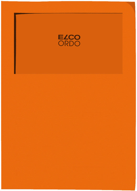 Elco Sichtmappe A4 – Orange, Papier, 100er-Pack