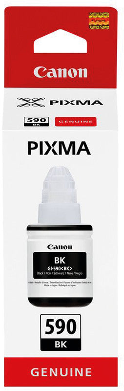 Canon Tintenpatrone GI-590BK, Schwarz, 135 ml – für Inkjetdrucker/Multifunktionsgeräte